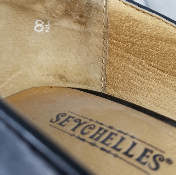 SEYCHELLES | stacked heel leather kiltie pumps - Picture 8 of 8